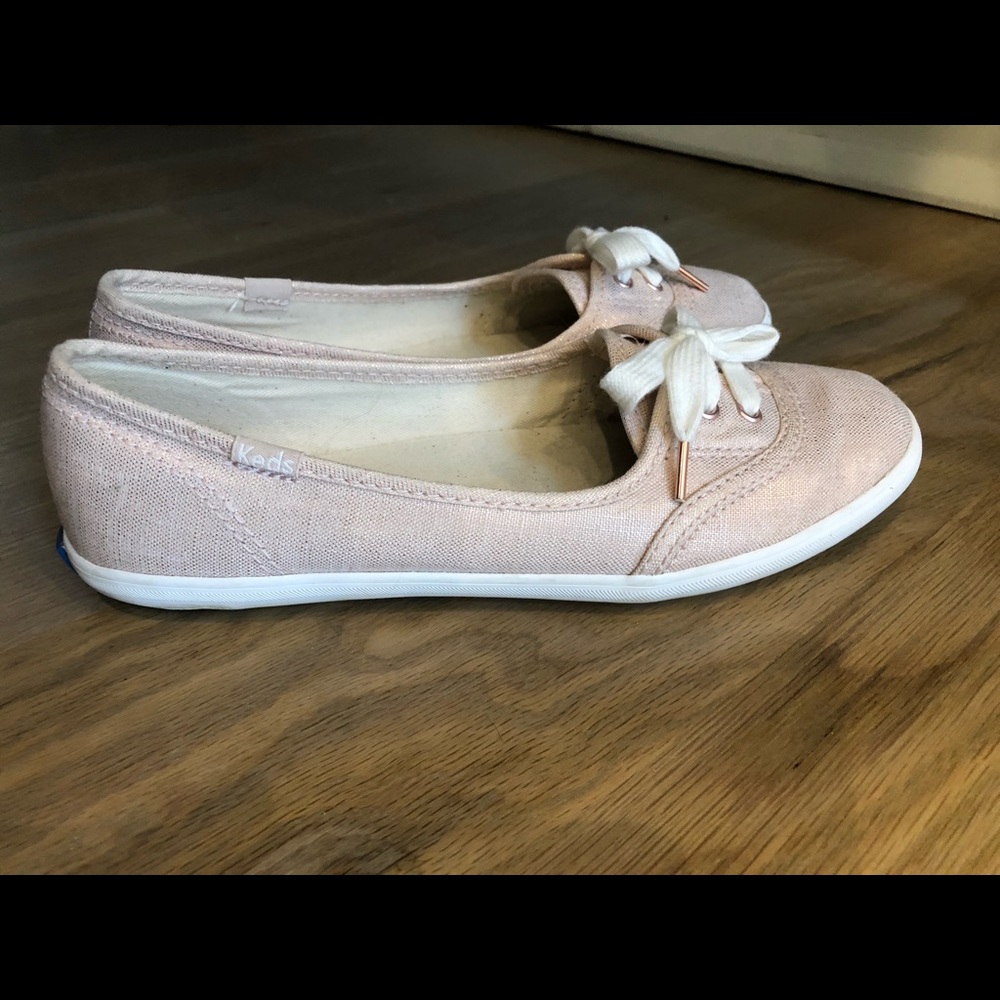 Keds - pink metallic size 6